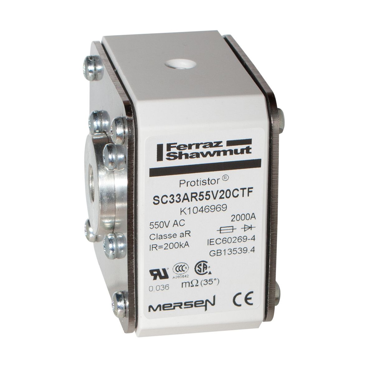 K1046969 - Size 33 type TTF with indicator aR 2000 A 550VAC
